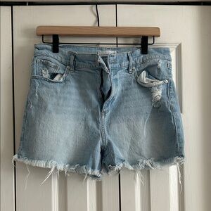 LOFT Distressed Denim Shorts (size 6)